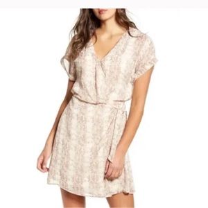 All in Favor Neutral Snakeskin Dress NWT Size XXL